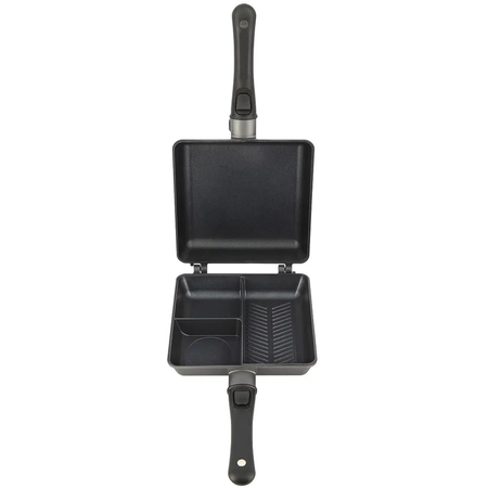 Patelnia Turystyczna Toster Opiekacz 3w1 NGT Dynamic Grill Głęboka Składana