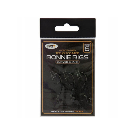 Przypony Ronnie Rig 3szt rozmiar 6 NGT