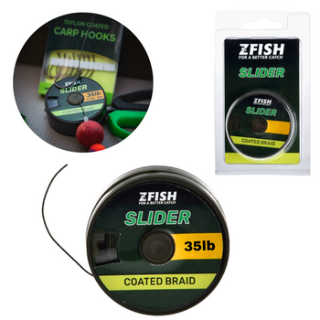 Plecionka Przyponowa w Otulinie 35 lb 10 m Slider Zielono-Czarna Camo ZFISH