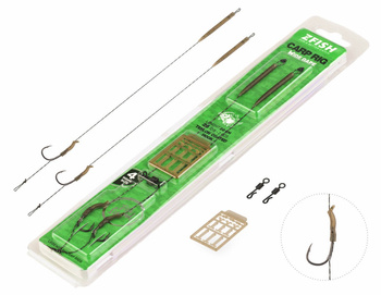 ZFISH Przypon Wide Gape Carp Rig hak 4