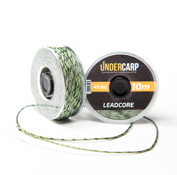 Leadcore 45 lbs 10 m Zielony Matowy Bardzo Mocny Ołowiany Rdzeń Undercarp