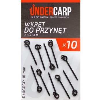 Wkręt do przynęt z kółkiem 18 mm UnderCarp