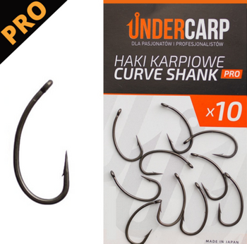 Haczyki Karpiowe Haki UNDERCARP CURVE SHANK PRO rozmiar 4 10 szt.
