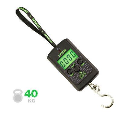 Waga Wędkarska Karpiowa Elektroniczna do 40kg Hakowa ZFISH Mini Scale