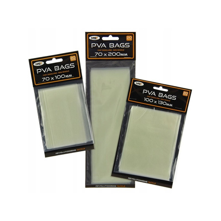 Woreczki PVA Siatka Worki NGT 70x100 mm 20 sztuk