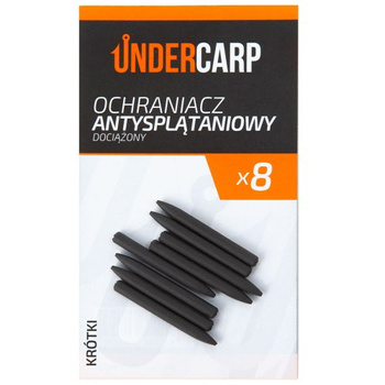 Ochraniacz Antysplątaniowy Dociążony Krótki Szary 30mm 10szt UnderCarp