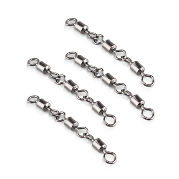 Krętliki do Dozbrojek Potrójne Jaws Triple Swivels 8 2,7 cm 10 sztuk AV