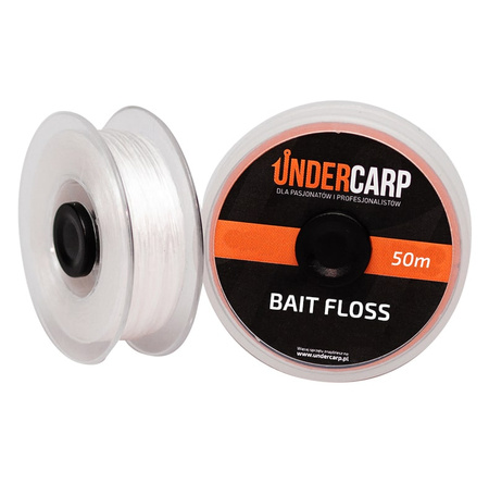 Bait Floss Nić UNDERCARP Do Wiązania Zakładania Przynęt Kulek Pelletów 50m