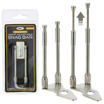 Snag Bar Metalowy Stabilizator Wędki z Gwintem do Hangera NGT