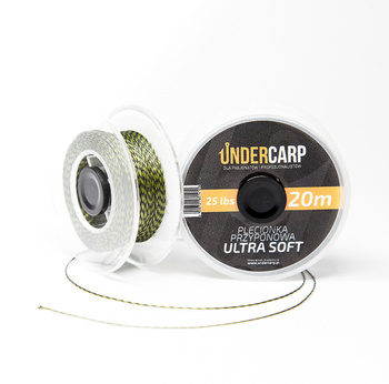 Plecionka przyponowa 25 lbs 20 m ULTRA SOFT – zielona Undercarp