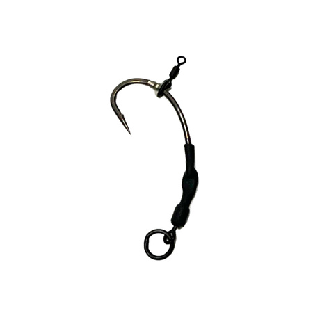 Przypon Ronnie Rig Karpiowy Curve Shank 4 Gotowy Uzbrojony Hak 3 sztuki