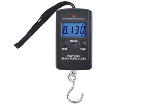 Waga Wędkarska Karpiowa Elektroniczna Hakowa Bagażowa 40kg