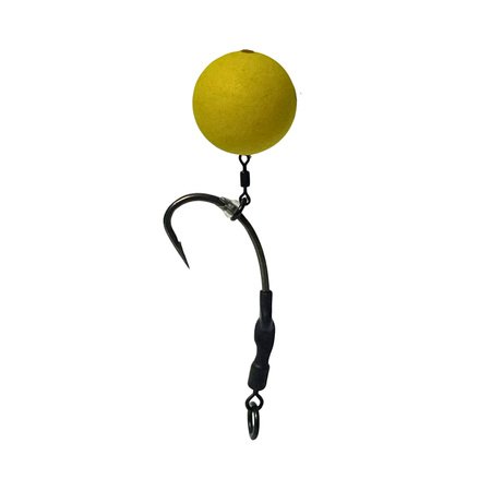 Przypon Ronnie Rig Karpiowy Curve Shank 4 Gotowy Uzbrojony Hak 3 sztuki