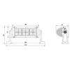 Mocny Panel 12x LED BAR belka 273mm ECE R10 22 W 920 LM