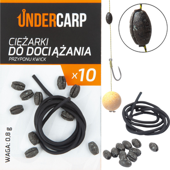 Kwick Kwik Ciężarki do dociążania przyponu 0,8 g Wędkarskie Pop Up Weights