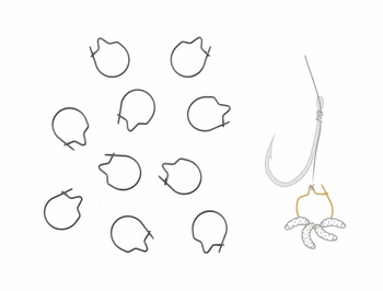 ZFISH Worm Clip Wielkość L-10mm