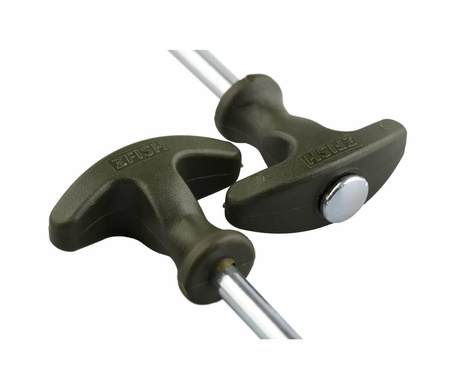 Śledzie do Namiotu Szpilki Wkręcane Długie 25cm Wojskowe Metalowe XL ZFISH