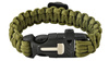 Bransoletka Paracord Survival 5w1 Krzesiwo Kompas