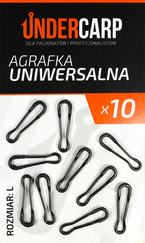 Agrafka Uniwersalna L Wędkarska Spinka Klips x10 UnderCarp