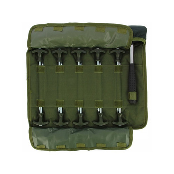 NGT Bivvy Pegs Śledzie szpilki do namiotu młotek etui
