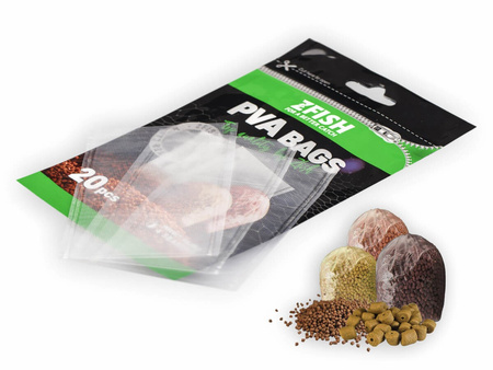 Woreczki PVA Worki 60x100mm 20 szt Wędkarskie Karpiowe 4 Seasons S ZFISH