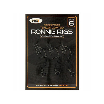 Przypony Ronnie Rig 3szt rozmiar 6 NGT