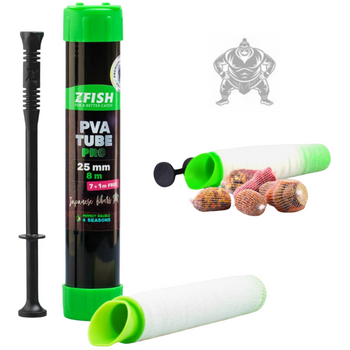 Siatka PVA ZFISH 25mm 8m Tuba z Ubijakiem Tunel Wędkarski 25-50s 4 Seasons