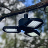 Lampa Turystyczna Kempingowa Solarna z Haczykiem Akumulatorowa z Pilotem