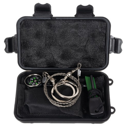 Multitool Survival Zestaw Wojskowy Krzesiwo 7w1