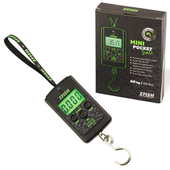 Waga Wędkarska Karpiowa Elektroniczna do 40kg Hakowa ZFISH Mini Scale