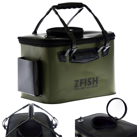 ZFISH Składane Wiadro Wędkarskie/Zbiornik 18L