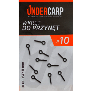 Wkręt Do Przynęt Miękkich UNDERCARP 8 mm 10 sztuk