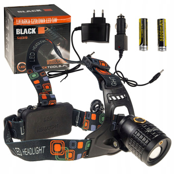 Latarka Czołowa Czołówka LED Akumulatorowa Mocna