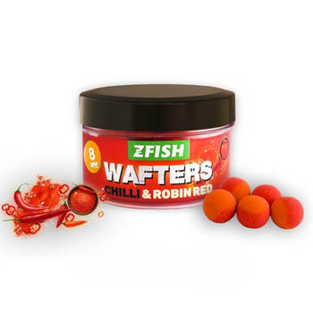 Wafters Kulki Feeder na Karpia 8mm Niezawodne Duo ZFISH Chilli-Robin Red