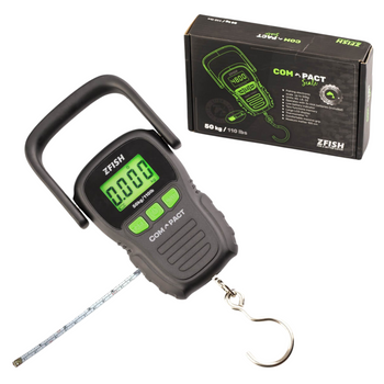 Waga Wędkarska z Miarką Karpiowa Elektroniczna 50kg Hakowa ZFISH Compact