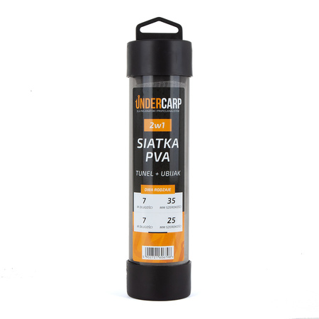 Siatka PVA 2w1 Tunel UNDERCARP Ubijak 35mm + 25mm