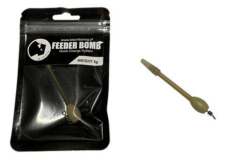Bombka Feeder Bomb Bison Ciężarek Wędkarski 5g XS Sand