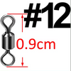 Krętlik Wędkarski Karpiowy r 12 9,0mm Krętliki x10 AV