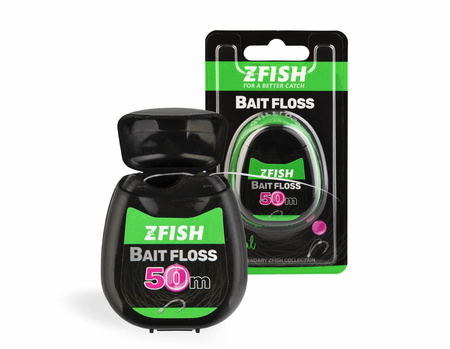 Bait Floss Nić Do Wiązania Zakładania Przynęt Kulek Pelletów ZFISH 50m