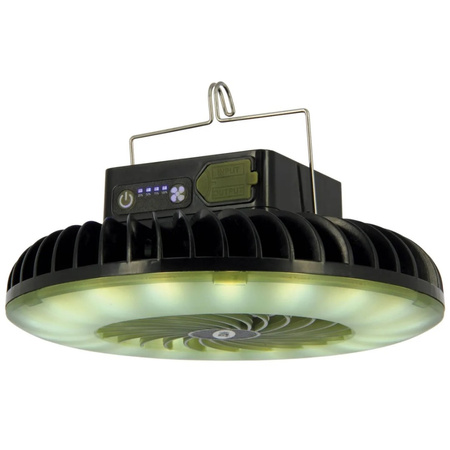 Wentylator Lampa Wiatrak Mały do Namiotu Powerbank NGT Dynamic Fan & Light
