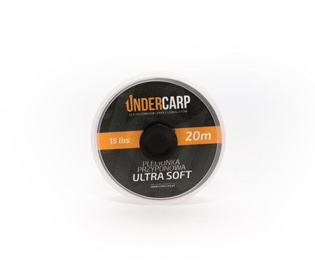 Plecionka przyponowa 15 lbs 20 m ULTRA SOFT zielona Undercarp