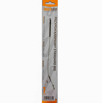 Przypon Karpiowy Z Włosem Gotowy Plecionka Hak 4 UnderCarp