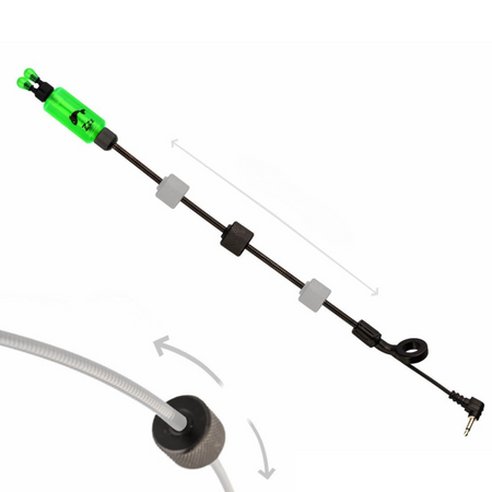 Hanger Sygnalizator Brań Elektroniczny Light Bobbin Zielony ZFISH Bonito
