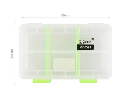 Pudełko Wędkarskie na Przynęty Spiningowe Organizer ZFISH Pudełko Z-Box S