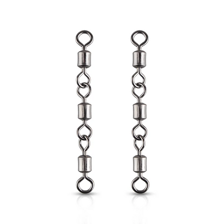 Krętliki do Dozbrojek Potrójne Jaws Triple Swivels 6 3,3 cm 10 sztuk AV