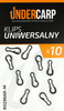 Klips Uniwersalny M Wędkarski Spinka Agrafka x10 UnderCarp