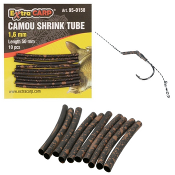 Rurka Termokurczliwa 1,6mm Camou Camo Kamuflaż 10 sztuk EXC Ronnie Rig