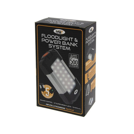 Lampa LED PowerBank Power Bank 10000 mAh Mocna NGT