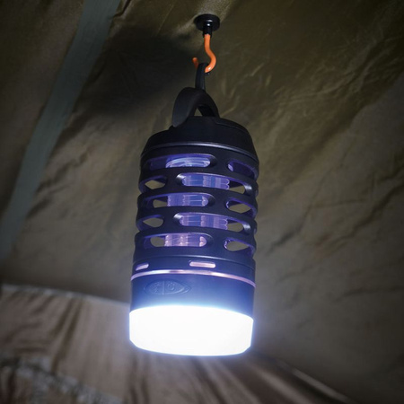 Lampa Turystyczna Pułapka na Komary Owady do Namiotu NGT Zawieszana 3w1