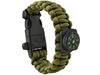 Bransoletka Paracord Survival 5w1 Krzesiwo Kompas